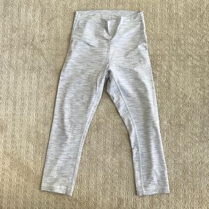 Lululemon leggings heather grey color sz 8